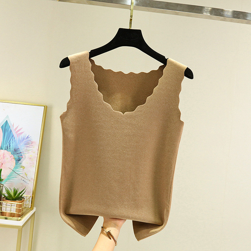 Dralon Seamless Thermal Apakšveļas Topi Rudens Ziemas siltie topi Basic Vest