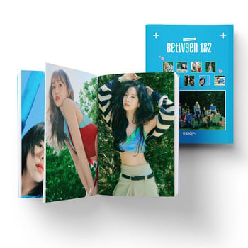 Kpop TWICE Between 1&2 Album Books Пощенска картичка Photo Print Picture Fashion Cute Boys Girls Group Poster Notebook Fans Gifts