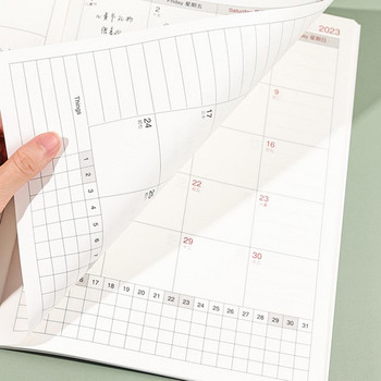 Σημειωματάριο ημερολογίου χρονοδιάγραμμα Σημειωματάριο πολλαπλών λειτουργιών 2023 Πρόγραμμα Σημειωματάριο 365 ημερών Διαχείριση χρόνου σημειωματάριο εγγραφής