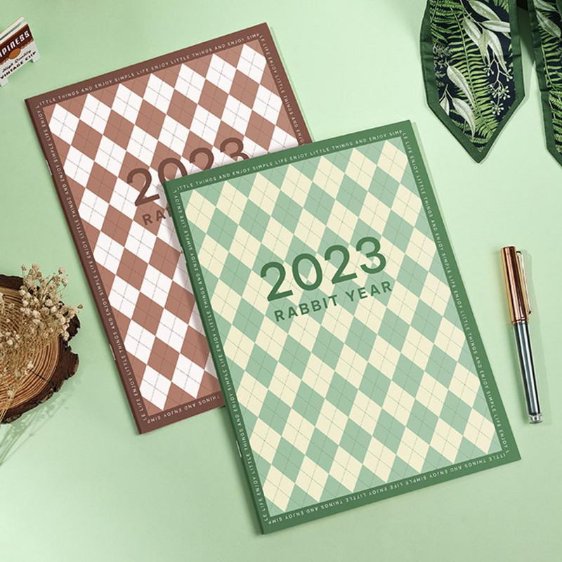 Dienasgrāmata Piezīmju grāmatiņa Vairāki stili Grafiks Piezīmju grāmatiņa Daudzfunkcionāls 2023 Plāns Piezīmju grāmatiņa 365 dienu ieraksts Piezīmju bloks Laika pārvaldība