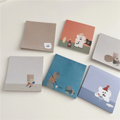 Cartoon Cute Koala Bear Smiling Face Memo Pad Korean Ins Mini Kawaii Notepad Χαρτί Σχολικά προμήθειες Χαρτικά 50 φύλλα