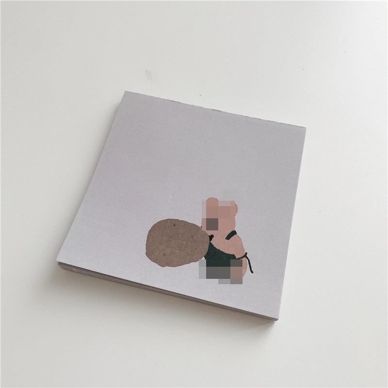 Karikatūra jauks koala lācis smaidoša sejas piezīmju bloks korejiešu Ins Mini Kawaii piezīmju bloks Ziņojums Papīrs Skolas piederumi Kancelejas piederumi 50 loksnes