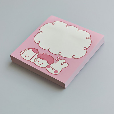 50 φύλλα Cute Bear Rabbit Memo Pad Κορίτσι Διακόσμηση Κολλητικές σημειώσεις DIY Scrapbooking Άλμπουμ Σημείωση Χαρτί σημειωματάριο Χαρτικά