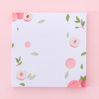 1 τμχ Cute Kawaii Flower Notes Pad σημειωματάριο Σελιδοδείκτης γραφικής ύλης γραφείου Σχολική προμήθειες Σχεδιασμός σημειωματάριων Διακόσμηση αβοκάντο