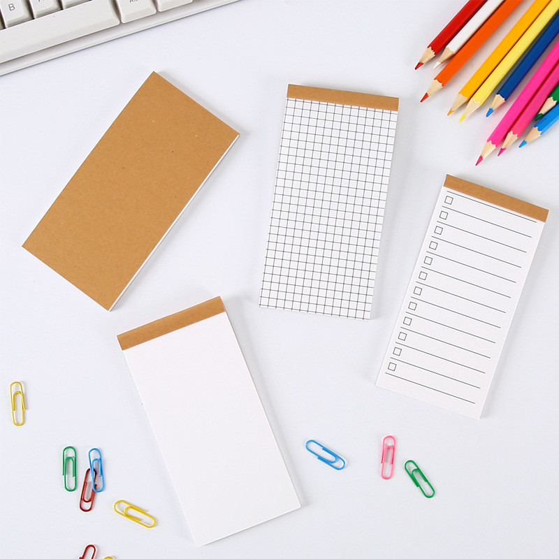 Kraftpapīra piezīmju grāmatiņa pārnēsājama noņemama mini vārdnīca Studentu kancelejas preces Biroja piederumi kabatas plānotājs naudas plānotājs katru nedēļu
