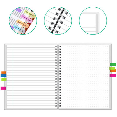A6 intelligens, újrafelhasználható notebook, törölhető mikrohullámú sütő, vízálló felhő tárolóalkalmazás csatlakozás gyerekeknek, ajándék dróthoz kötött spirál