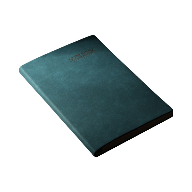 Vienkāršs A5 formas izmēra ādas piezīmju grāmatiņas plānotājs ar oderējumu un lentes grāmatzīmi 220 lappuses