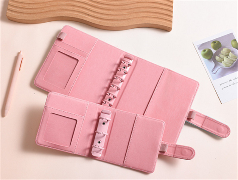 B6 A8 kvadrātveida MacaronTie krāsas maiņa PU āda, DIY, piezīmju grāmatiņas vāka dienasgrāmata, dienas kārtības plānotājs, papīra vāks, skolas kancelejas preces