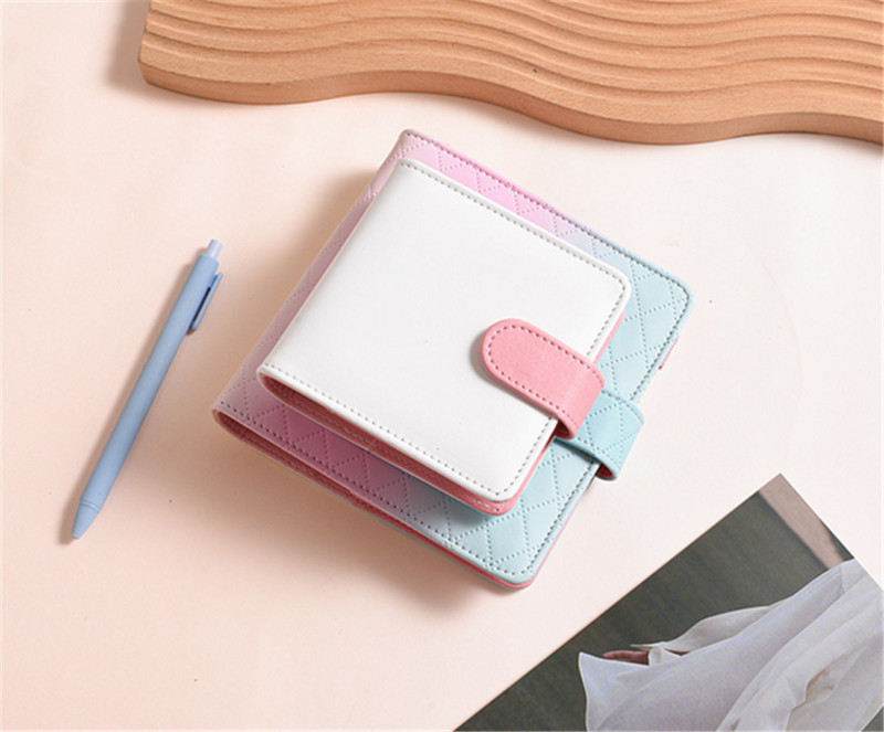 B6 A8 kvadrātveida MacaronTie krāsas maiņa PU āda, DIY, piezīmju grāmatiņas vāka dienasgrāmata, dienas kārtības plānotājs, papīra vāks, skolas kancelejas preces