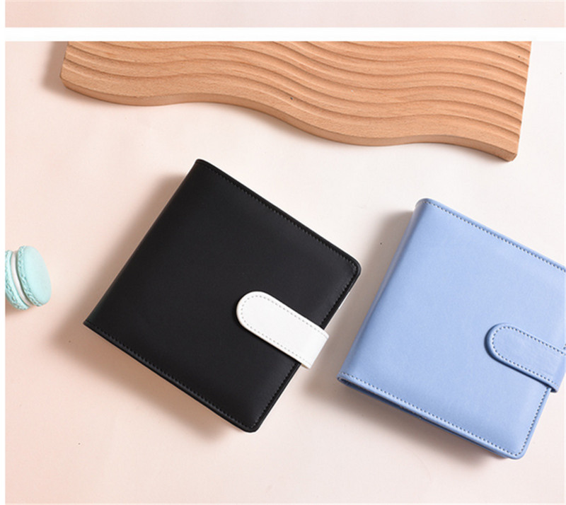 B6 A8 kvadrātveida MacaronTie krāsas maiņa PU āda, DIY, piezīmju grāmatiņas vāka dienasgrāmata, dienas kārtības plānotājs, papīra vāks, skolas kancelejas preces