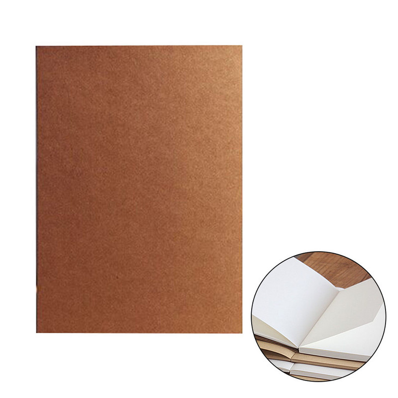 32K 13x19cm Retro skice Amatniecības papīrs Tukšs piezīmju grāmatiņa Skice Zīmēšanas grāmata Žurnāls Dienasgrāmata Piezīme Kancelejas preces Skolas birojs