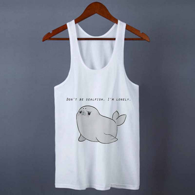 Γυναικεία φανελάκια φανελάκια Streetwear Funny Sloth Print 2020 Summer Harajuku Casual αμάνικα μπλουζάκια Γυναικεία ρούχα μεγάλο μέγεθος S-2XL