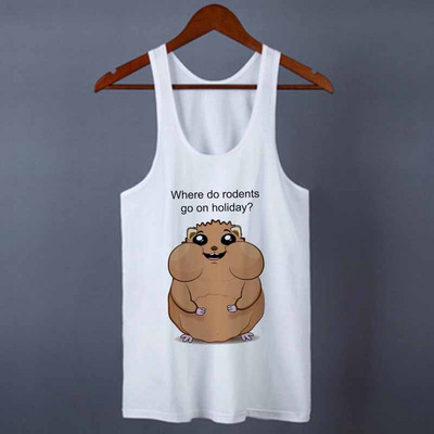 Γυναικεία φανελάκια φανελάκια Streetwear Funny Sloth Print 2020 Summer Harajuku Casual αμάνικα μπλουζάκια Γυναικεία ρούχα μεγάλο μέγεθος S-2XL