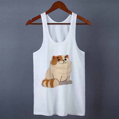 Γυναικεία φανελάκια φανελάκια Streetwear Funny Sloth Print 2020 Summer Harajuku Casual αμάνικα μπλουζάκια Γυναικεία ρούχα μεγάλο μέγεθος S-2XL