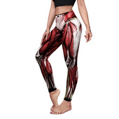 [Tu esi mans noslēpums] Jauni 3D legingi ar muskuļu apdruku Classic Attack on Titan Cosplay Sexy Leggin Zeķubikses Push Up Fitness Sieviešu bikses