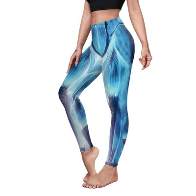 [Tu esi mans noslēpums] Jauni 3D legingi ar muskuļu apdruku Classic Attack on Titan Cosplay Sexy Leggin Zeķubikses Push Up Fitness Sieviešu bikses