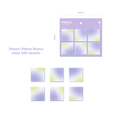1τεμ Tomorrow Dreamer Memo Pad 30*30mm 180 Sheets Color Sticky Notes Αυτοκόλλητα Αυτοκόλλητα Σημειωματάριο Planner Αυτοκόλλητα School A6979