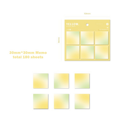 1τεμ Tomorrow Dreamer Memo Pad 30*30mm 180 Sheets Color Sticky Notes Αυτοκόλλητα Αυτοκόλλητα Σημειωματάριο Planner Αυτοκόλλητα School A6979
