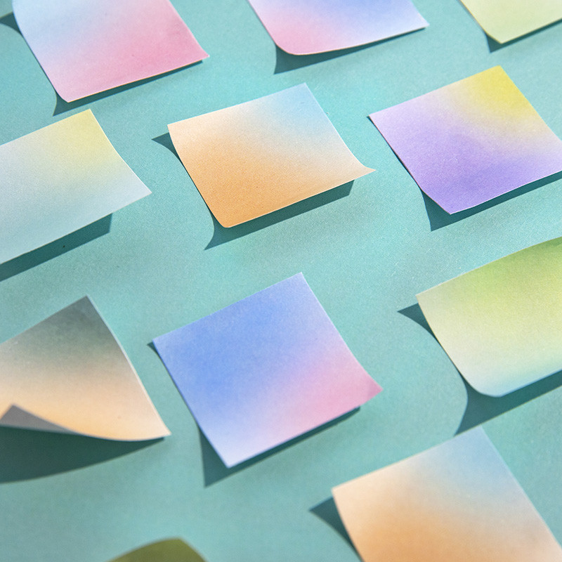 1gab Tomorrow Dreamer piezīmju bloks 30*30mm 180 loksnes Krāsa Līmlapiņas Pašlīmējošās piezīmju grāmatiņas Plānotājs Uzlīmes Skola A6979