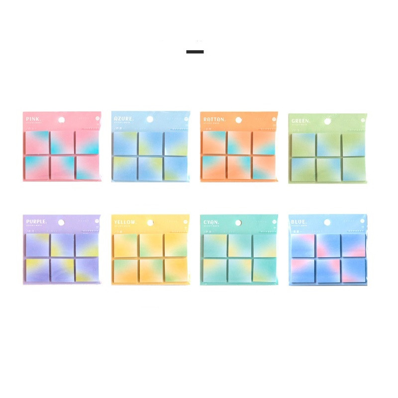 1gab Tomorrow Dreamer piezīmju bloks 30*30mm 180 loksnes Krāsa Līmlapiņas Pašlīmējošās piezīmju grāmatiņas Plānotājs Uzlīmes Skola A6979