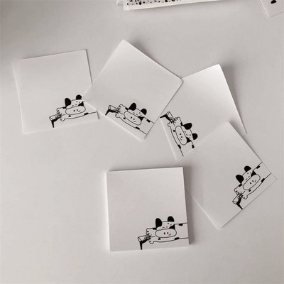 1 Pack Kawaii Cow Koala Bear Note Planner Message Memo Pad Korean Ins Stationery Notepad Office Leave Message Αναλώσιμα γραφείου