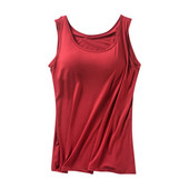 Modal with Chest Pad Sling αναβαθμισμένη έκδοση Κύπελλο μεγάλου μεγέθους Γιόγκα πουκάμισο με κάτω μέρος Stretch Long workout Fitness Sport Tank Top