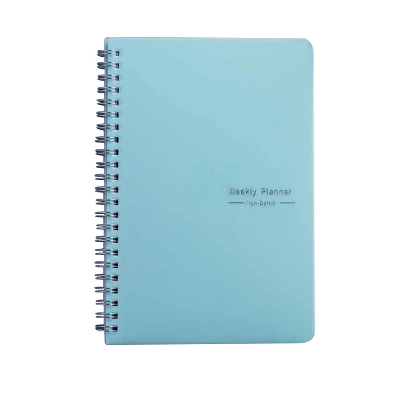 A5 piezīmjdatora personīgā plāna rakstīšanas bloks, pārnēsājams 52 nedēļu grafiks, iknedēļas plānotājs, rakstāmpiederumu ieradumu izsekotājs