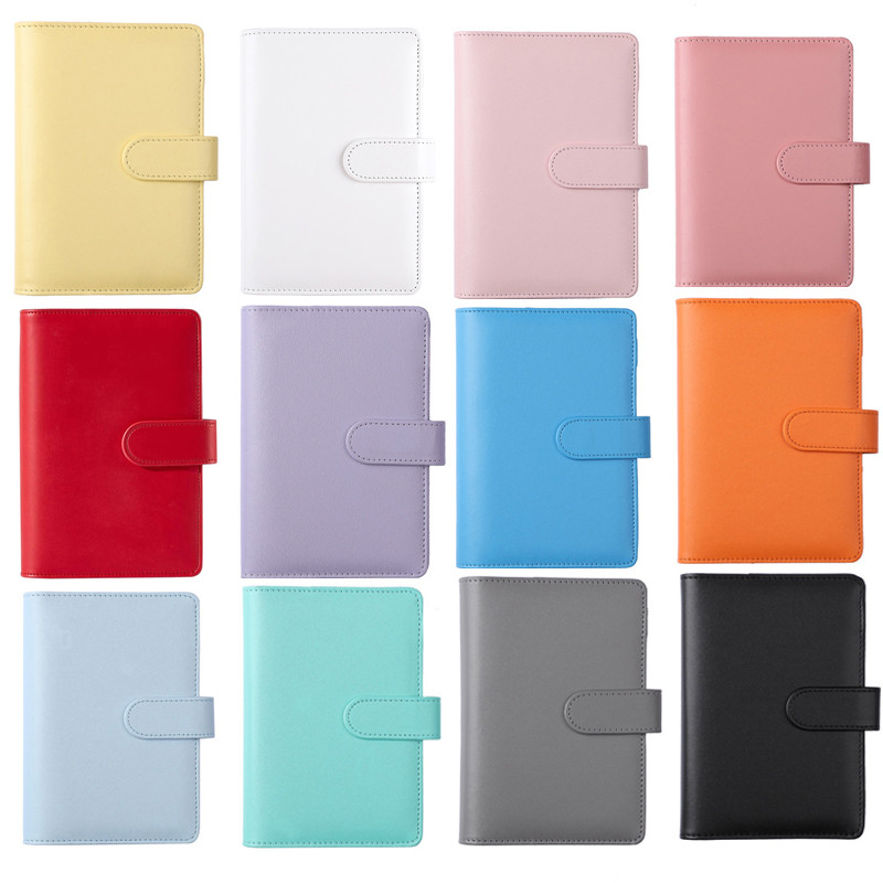 A6 PU odinis biudžetinis segtuvas nešiojamojo kompiuterio grynųjų pinigų vokų sistemos rinkinys su užtrauktuku užtraukiamomis kišenėmis pinigų taupymo sąskaitų tvarkyklei