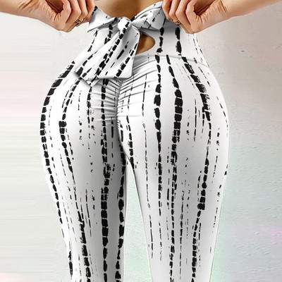 Forró nyár szexi leggings Női Seamless Yoga Sport Leggings Print Bow Push Up edzés Harisnya Edzőnadrágok Fitness Tornanadrágok