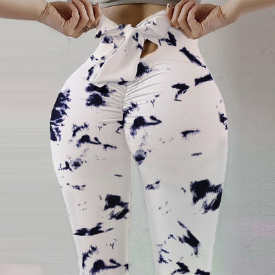 Forró nyár szexi leggings Női Seamless Yoga Sport Leggings Print Bow Push Up edzés Harisnya Edzőnadrágok Fitness Tornanadrágok