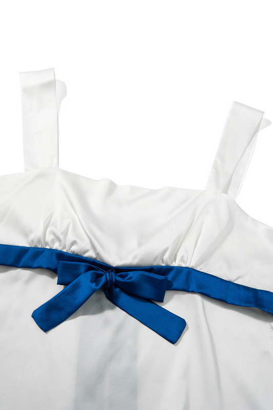 Sieviešu modes topi bez piedurknēm, platas plecu siksnas, sasienamas jostasvietas pārsējs Vasaras ielas apģērbs ar zemu piegriezumu kamzolīti