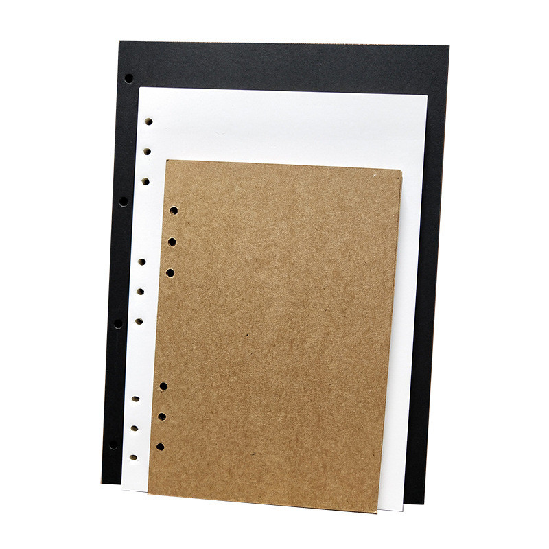 30 Φύλλο A4 A5 B5 Χαλαρά φύλλα Μαύρο Ανταλλακτικό Εσωτερική σελίδα για Βιβλίο συλλογής καρτών φωτογραφιών Τετράδιο ημερολογίου Organizer καρτ ποστάλ