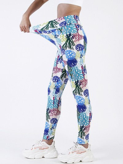 YSDNCHI szexi leggins női poliészter magas derekú leggings női levél nyomott ceruza nadrág elasztikus edzés Spandex alkalmi harisnya