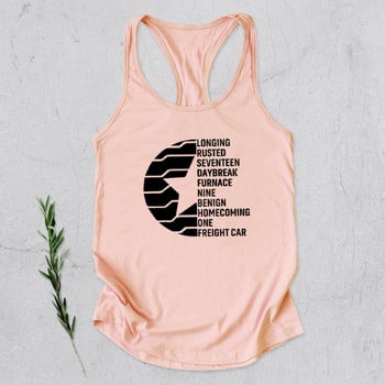 Bucky Barnes Tank Top Barnes 1917 Racerback Tank Women Sebastian Stan Tops Δώρο για θαυμαστές