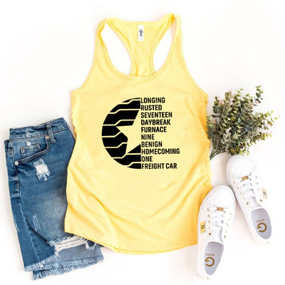 Bucky Barnes tank top Barnes 1917 Racerback tank női Sebastian Stan felsők ajándék rajongóknak
