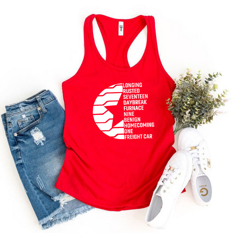 Bucky Barnes Tank Top Barnes 1917 Racerback Tank sievietēm Sebastian Stan Tops Dāvana faniem
