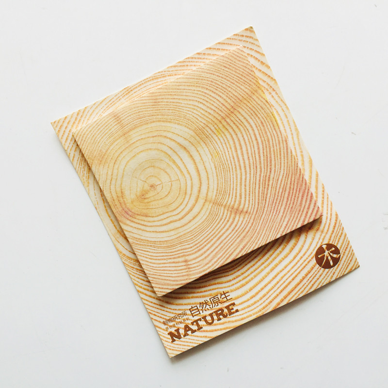 30 φύλλα Φυσικού ξύλου Σύννεφο Ice Sea Memo Pads Σχέδιο Μήνυμα Γράφοντας κολλώδεις σημειώσεις Μαρκαδόρος Ετικέτα σχολικού γραφείου