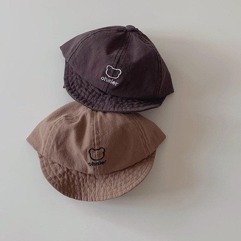 Καλοκαίρι 2023 Νέο Παιδικό Καπέλο Αγόρια Κοριτσάκι Χαριτωμένο αρκουδάκι Κεντημένο Καπέλο Μπέιζμπολ Μωρό Καπέλο ηλίου με μαλακό γείσο κινούμενα σχέδια Παιδιά Casual καπέλα με κορυφές