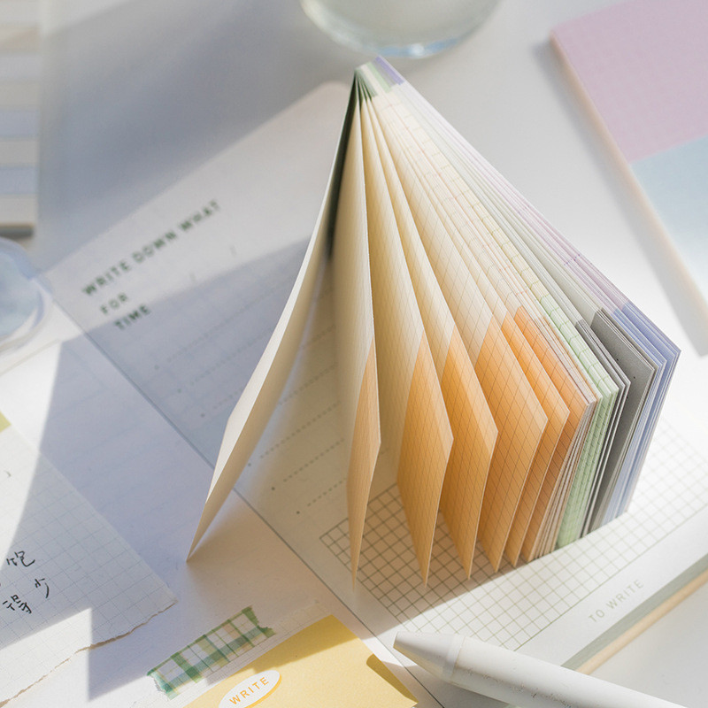 50 loksnes Cute Dream Garden sērijas piezīmju bloks Režģis Ziņojumu piezīmes Dekoratīvs piezīmju bloks Piezīmes Pārbaudes saraksts Kancelejas preces Biroja piederumi