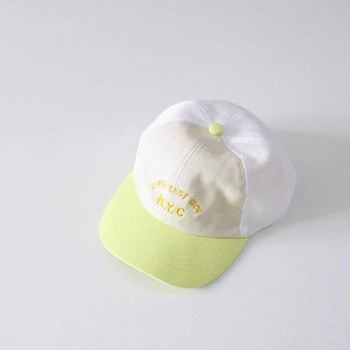 Παιδική μόδα Κεντητό καπέλο μπέιζμπολ για αγόρια αναπνεύσιμα κλασικά καπέλα κορυφών για κορίτσια Καπέλο αντηλιακής προστασίας Βαμβακερά καπέλα ηλίου για ταξίδια