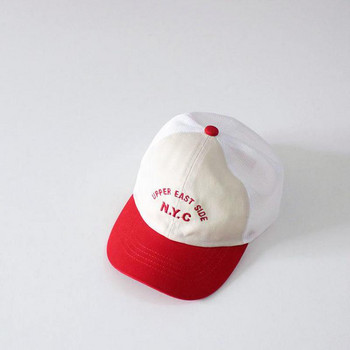 Παιδική μόδα Κεντητό καπέλο μπέιζμπολ για αγόρια αναπνεύσιμα κλασικά καπέλα κορυφών για κορίτσια Καπέλο αντηλιακής προστασίας Βαμβακερά καπέλα ηλίου για ταξίδια