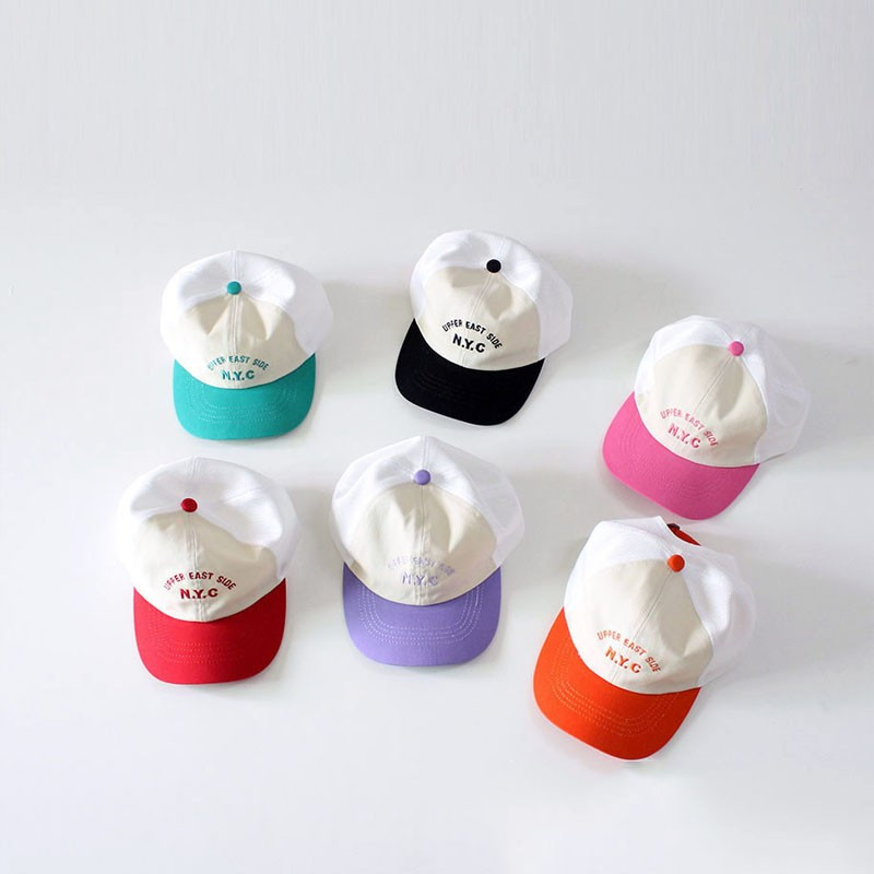 Παιδική μόδα Κεντητό καπέλο μπέιζμπολ για αγόρια αναπνεύσιμα κλασικά καπέλα κορυφών για κορίτσια Καπέλο αντηλιακής προστασίας Βαμβακερά καπέλα ηλίου για ταξίδια