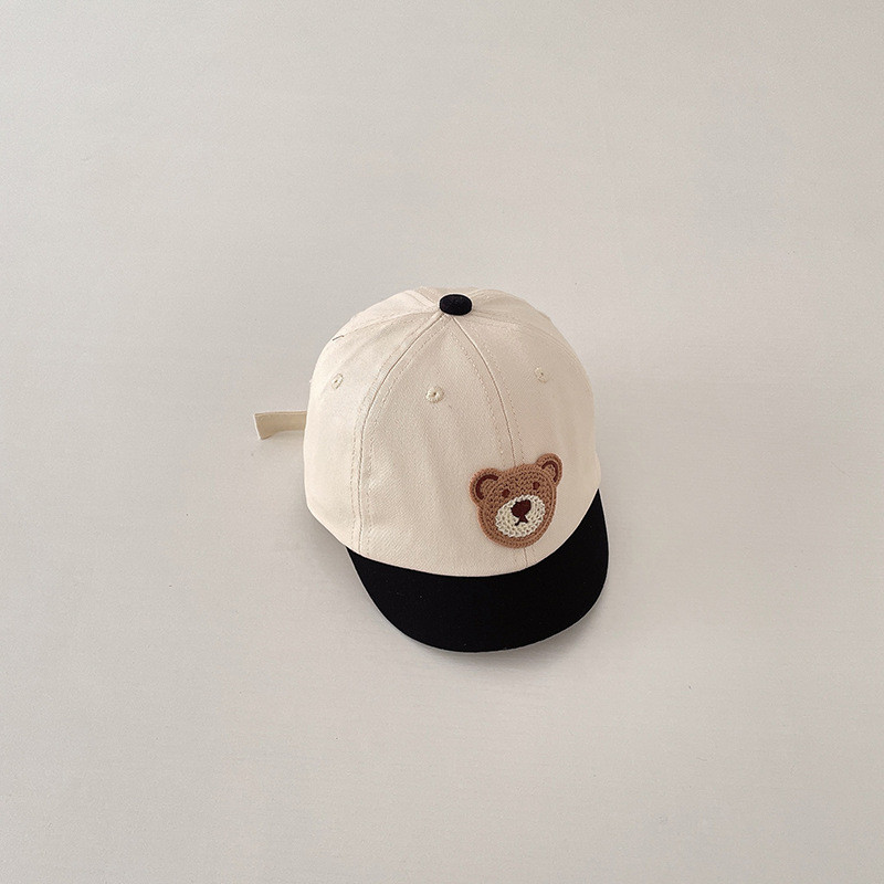 Γελοιογραφία Cute Bear Peaked Cap Άνοιξη Φθινόπωρο Παιδιά Casual βαμβακερά καπέλα Βρεφική Προσαρμογή αντηλιακού καπέλο μπέιζμπολ Παιδικό καπέλο μόδας