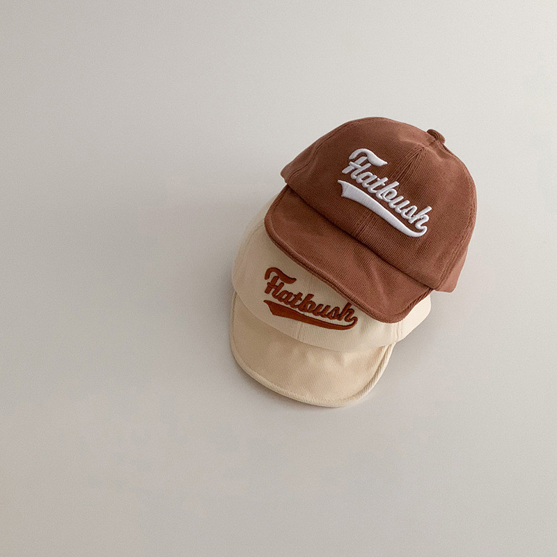 Pavasaris Rudens Meitene Zīdaiņu Izšūšana Vēstule Kasete Zēns Bērni Vienkārši Pielāgojama beisbola cepure Vasaras Bērnu Kokvilnas Saules aizsargkrēms Saules cepure