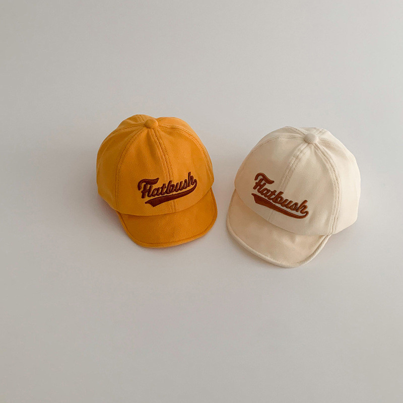 Pavasaris Rudens Meitene Zīdaiņu Izšūšana Vēstule Kasete Zēns Bērni Vienkārši Pielāgojama beisbola cepure Vasaras Bērnu Kokvilnas Saules aizsargkrēms Saules cepure