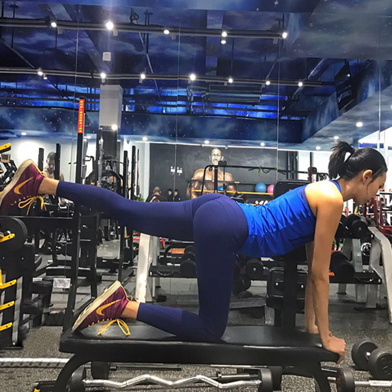 SVOKOR Workout Sieviešu legingi Push Up Black Fitness Legingi Sieviešu modes Patchwork Bikses Mujer S-XL legingi sievietēm