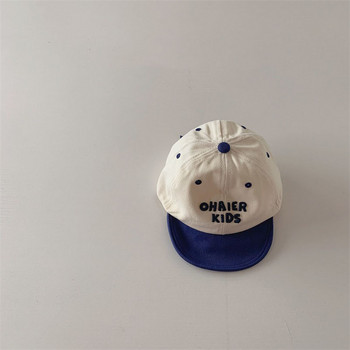 Άνοιξη 2023 Νέο Παιδικό καπέλο για αγόρια μόδας συνονθύλευμα με μαλακό γείσο Καπέλο ηλίου Boutique Boutique με βαμβακερό καπέλο