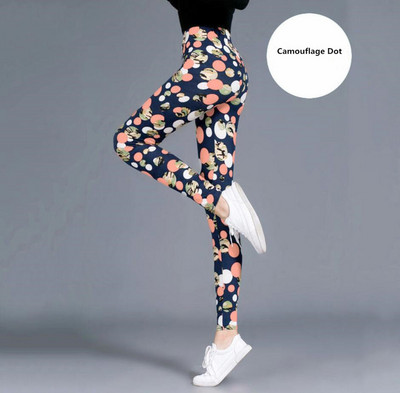 INDJXND Női Leggings Magasan Elasztikus Skinny Camouflage Legging Army Green Jegging Fitness Leggins Gym Sport Pants Patchwork Print