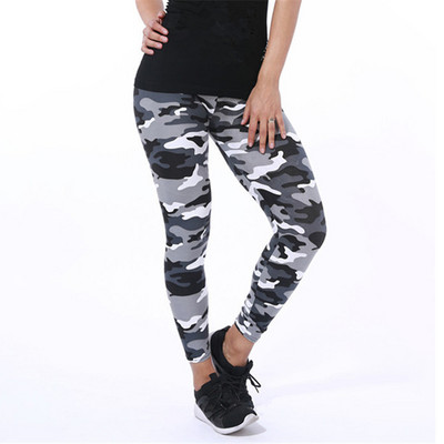 INDJXND Női Leggings Magasan Elasztikus Skinny Camouflage Legging Army Green Jegging Fitness Leggins Gym Sport Pants Patchwork Print