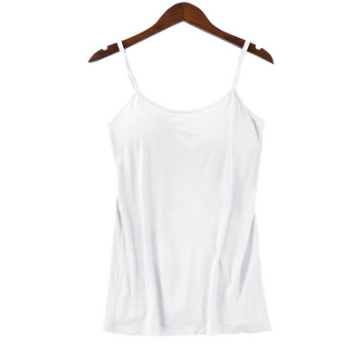 Νέο γεμιστό σουτιέν Μαλακό casual σουτιέν Tank Top Γυναικείο Μασίφ φανελάκι Cami Cami Γυναικείο φανελάκι με ενσωματωμένο σουτιέν Ρούχα γυμναστικής